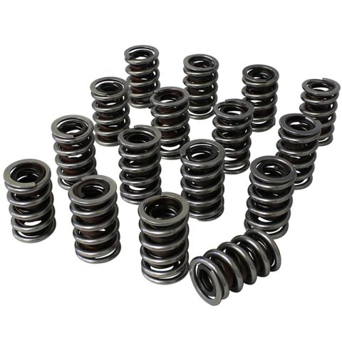 Howards Cams Electro Polished Pro-Alloy Mechanical Roller Valve Springs 98637 Springs, Dual, 1.550 in. Outside Diameter, 521 lbs./in. Rate, 1.190 in. Coil Bind Height, Set of 16