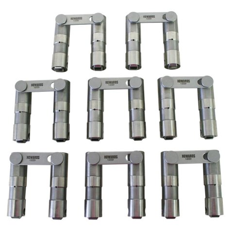 Howards Cams Street Series Retrofit Hydraulic Roller Lifters 91166 Lifters, Series, Roller, Series, Vertical Bar, Chevy, Gen III Small Block, Set of 16
