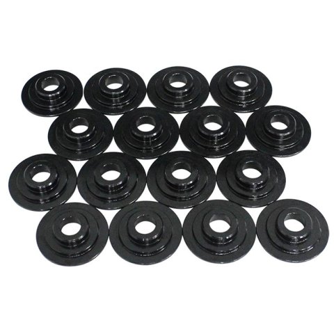 Howards Cams Chromoly Steel Retainers 97118 Valve Spring Retainers, Steel, 7 Degree, 1.450 in. Outside Diameter, Set of 16