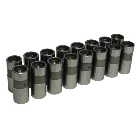 Howards Cams Direct Lube Extreme-Duty Mechanical Lifters 91218 Lifters, Flat, Lube, Ford, 221-302, 351C, 351M, 351W, 400, 429, 460, Set of 16