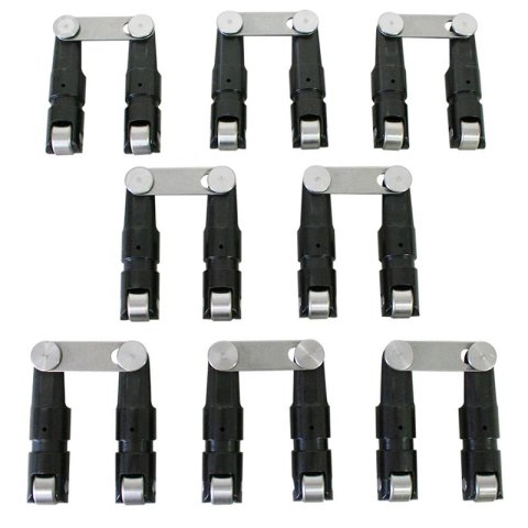 Howards Cams Vertical Bar Mechanical Roller Lifters 91152 Lifters, Roller, Bar, Pin Oilers, Chevy, Small Block, .300 in. Tall, Set of 16