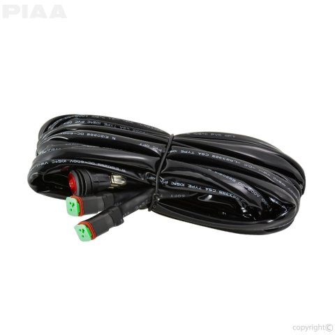 PIAA Auxiliary Light Wiring Harnesses 34073 Harness, DT Two Harness w/ Switch