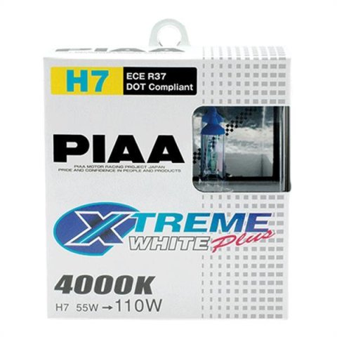 PIAA Xtreme White Plus Light Bulbs 17655 Bulbs, Plus, H7, 55 watt, Cool White, Pair