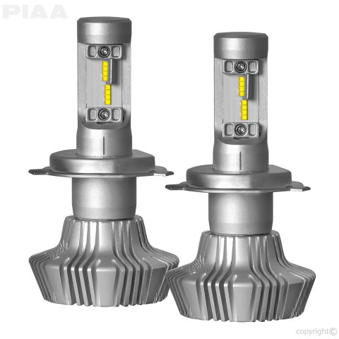PIAA Platinum Series LED Light Bulbs 26-17304 Bulb, H4 Bulb Twin Pack - 4000LM, 6000K, 25W