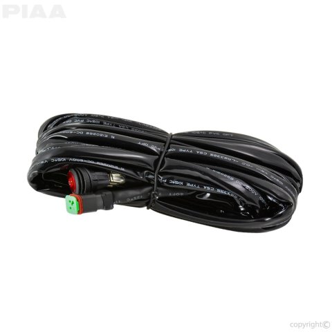 PIAA Auxiliary Light Wiring Harnesses 34072 Harness, DT Single Harness w/ Switch