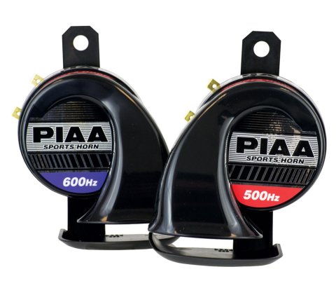 PIAA Sports Horn Kits 85112 Horns Euro Sports, 12 V, 115 db, Pair