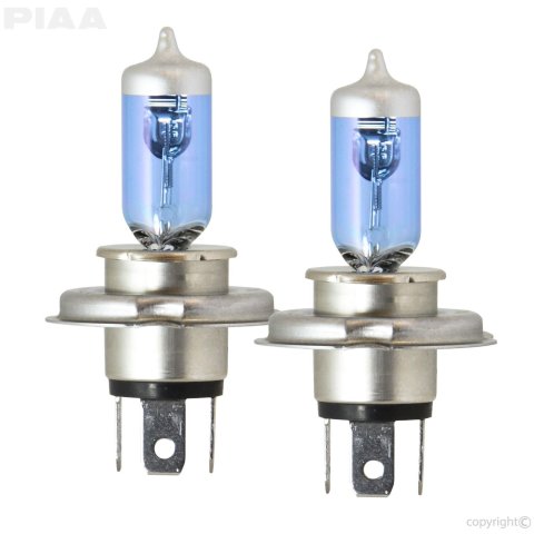 PIAA Light Bulbs HE-950 Bulb, H4 (9003) Xtreme White Hybrid Twin Pack - 3900K - 12V 60/55W