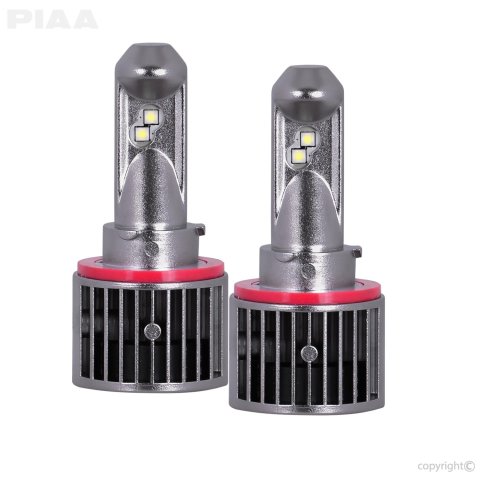 PIAA Light Bulbs LEH124U Bulb, H13 G3 LED Bulbs, 6200K - 12/24V 23W - Twin Pack