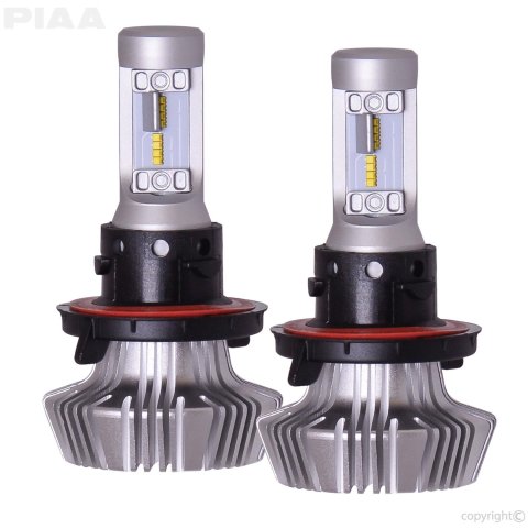 PIAA Light Bulbs 26-17397 Bulb, 9007 Platinum LED Bulb Twin Pack - 4000LM, 6000K, 25W