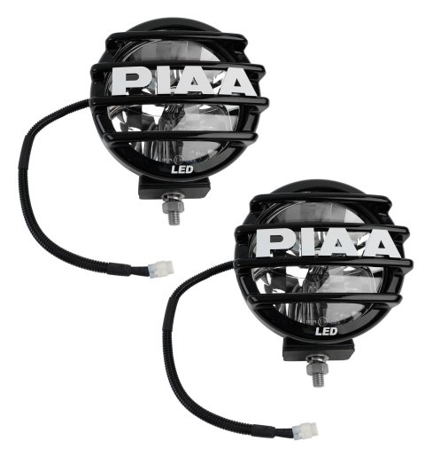 PIAA LP560 Series Driving Lights 5672 Auxiliary Light, LP560, 6 in. Diameter, LED Light, Clear Lens, Covers Included, Sold as a Pair