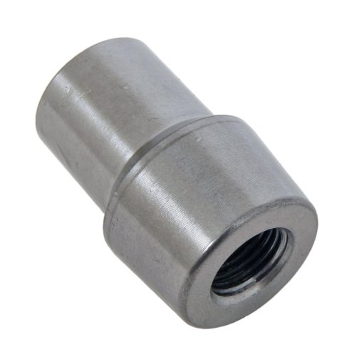 FK Weldable Tube Ends 2206 End, Weldable, Chromoly Steel, 1.000 in. Diameter, 1/2 in.-20 RH Thread, Smooth End, Each