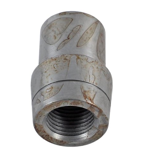 FK Weldable Tube Ends 2107L End, Weldable, Chromoly Steel, 1.000 in. Diameter, 5/8 in.-18 LH Thread, Smooth/Groove End, Each