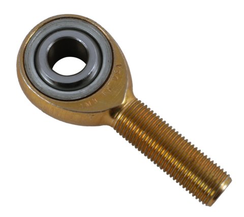 FK JM Series Rod Ends JM8 End, Series, 1/2 in.-20, Male Threads, 3-piece, Low carbon Steel, 0.500 in. Bore, Each