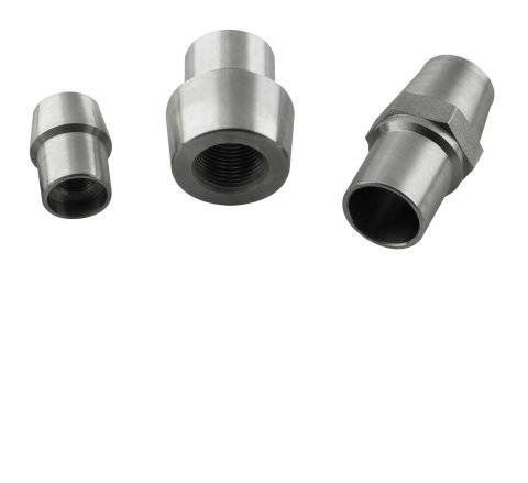 FK Weldable Tube Ends 2107 End, Weldable, Chromoly Steel, 1.000 in. Diameter, 5/8 in.-18 RH Thread, Smooth End, Each
