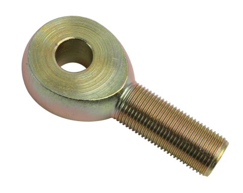 FK Solid Rod Ends RD2 End, 3/4 in.-16, Male Threads, 1-piece, Low carbon Steel, 0.625 in. Bore, Each