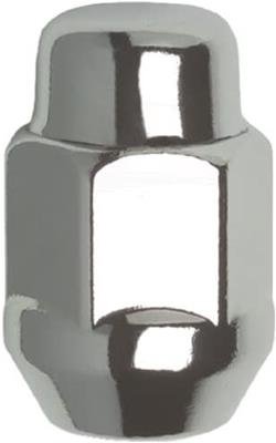 Gorilla Lug Nuts 000000000000041148 Nuts, 14mm x 1.50 RH, Conical Seat - 60 Degree, Hex Bolt, 1.40 in. Overall Length, Bulge Seat, Steel, Chrome, Each
