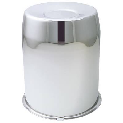 Gorilla Hub Covers HC211LSS Center Cap, Stainless Steel, Polished, Push-Through, 5.100 in. Diameter, Dome Style, 6.25 in. Length, Each