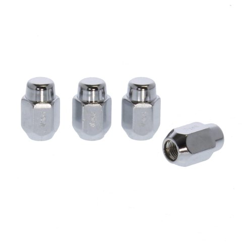 Gorilla Lug Nuts 71177B Nut, Acorn, Chrome, 13/16 in. Hex, 7/16 in.-20, Set of 4