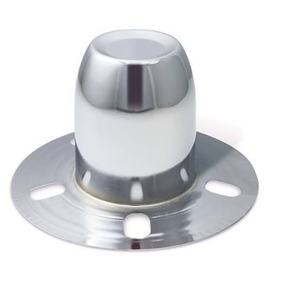 Gorilla Hub Covers HC226 Center Cap, Steel, Chrome, Push-through, 3.195 in. Diameter, Derby Style, 3.700 in. Length, Each