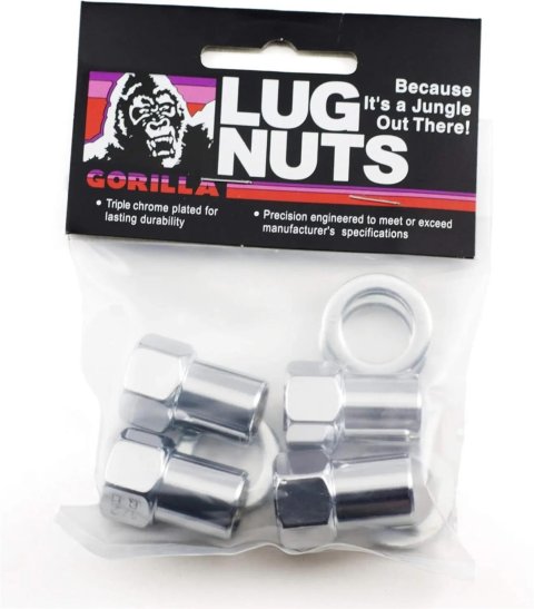 Gorilla Automotive Lug Nuts and Bolts 73077B Standard Mag Open End Bagged 7/16
