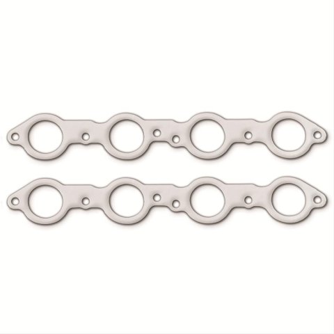 Remflex Exhaust Header Gasket Sets 2008 Gaskets, Header, Graphite, 1.875 in. Port, 0.125 in. Thick, Chevy, LS, Pair