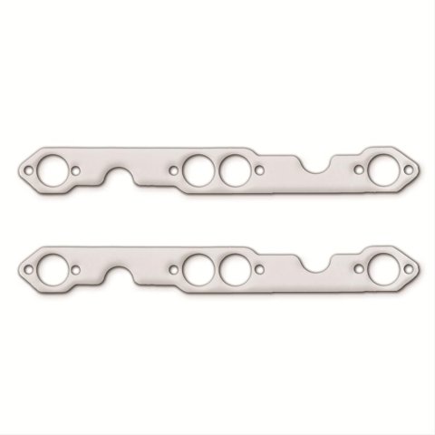 Remflex Exhaust Header Gasket Sets 2031 Gaskets, Graphite, Round Port, Chevy, Small Block, Pair