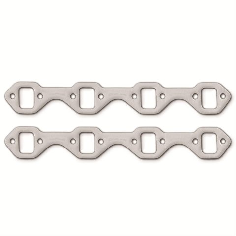 Remflex Exhaust Header Gasket Sets 3003 Gasket, Graphite, 1.500 in. x 1.125 in. Port, 0.125 in. Thick, Ford, Lincoln, Mercury, 289, 302, 351W, Set