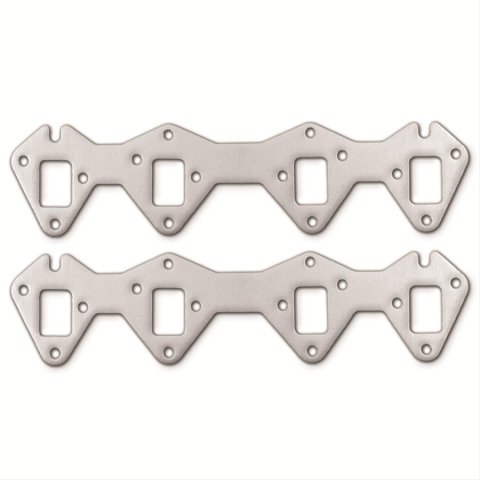 Remflex Exhaust Header Gasket Sets 3015 Gaskets, Square Port, Graphite, Ford FE, Pair