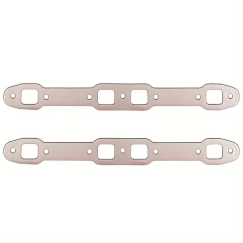 Remflex Exhaust Header Gasket Sets 3021 Gasket, Graphite, Square Port, Ford, Y-Block, V8, Pair
