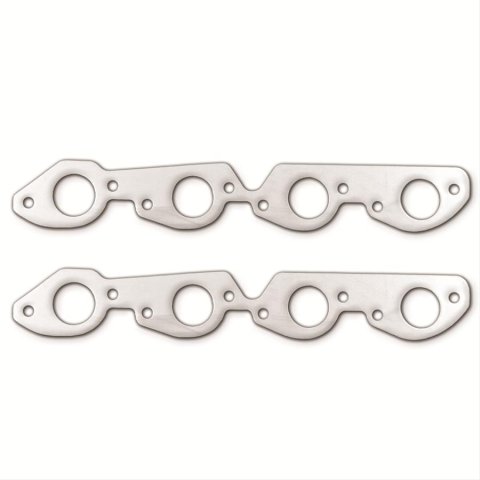 Remflex Exhaust Header Gasket Sets 2036 and Manifold Gaskets, Round Port, Graphite, for Use with Raised Weld Bead Headers, Chevy Big Block, Pair