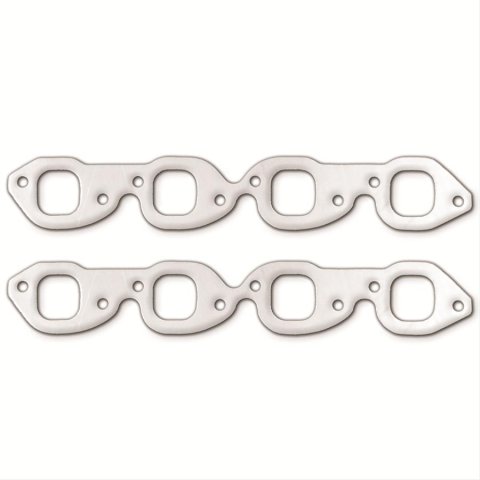 Remflex Exhaust Header Gasket Sets 2003 Gasket, Graphite, 1.875 in. x 1.813 in. Port, 0.125 in. Thick, Chevy, Big Block, Set