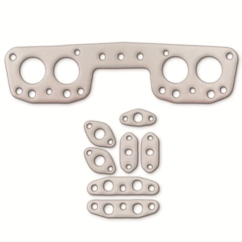 Remflex Exhaust Header Gasket Sets 7003 Gaskets, Round Port, Graphite, Toyota, Set