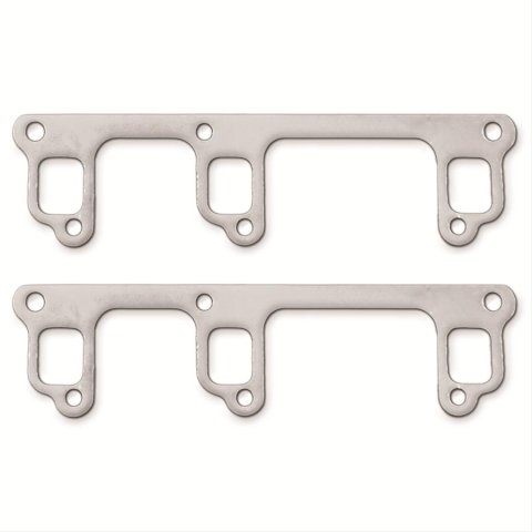 Remflex Exhaust Header Gasket Sets 13-002 and Manifold Gaskets, Square Port, Graphite, Buick, V6, Set