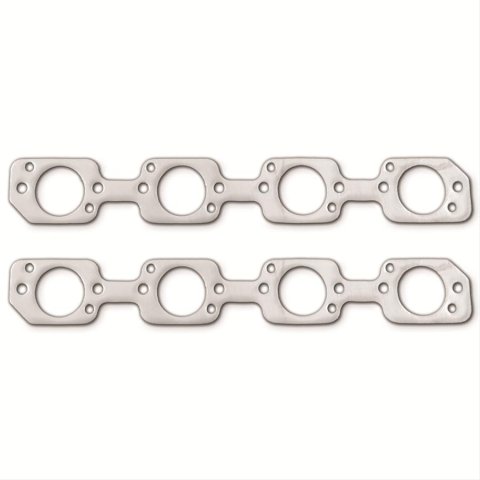 Remflex Exhaust Header Gasket Sets 3066 and Manifold Gaskets, Round Port, Fits Trickflow Twisted Wedge Small Block Windsor Cylinder Heads, Ford, Small Block Windsor, Pair