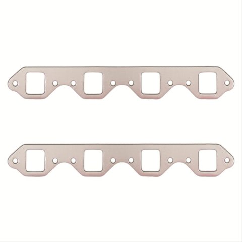 Remflex Exhaust Header Gasket Sets 3039 and Manifold Gaskets, Square Port, Graphite, Fits Heads with 3 in. Bolt Hole Spacings On Each Port, Ford, Small Block Windsor, Set
