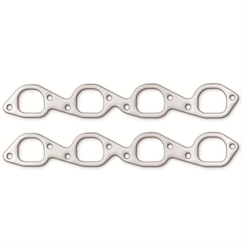 Remflex Exhaust Header Gasket Sets 2035 Gaskets, Graphite, D-port, Chevy, Big Block, Pair