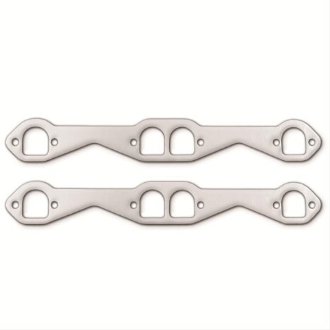Remflex Exhaust Header Gasket Sets 2007 and Manifold Gaskets, Brodix Track 1 Port, Graphite, Chevy, Small Block, Pair