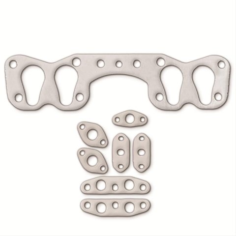 Remflex Exhaust Header Gasket Sets 7010 and Manifold Gaskets, Stock Port, Graphite, Fits Manifold Applications, Toyota, 2.4L, Set