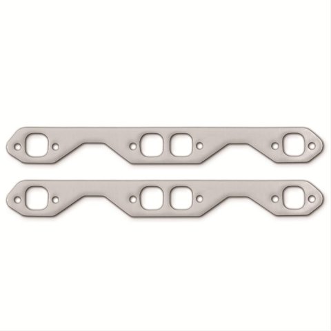 Remflex Exhaust Header Gasket Sets 2006 Gasket, Graphite, 1.500 in. x 1.375 in. Port, 0.125 in. Thick, Chevy, Small Block, Set