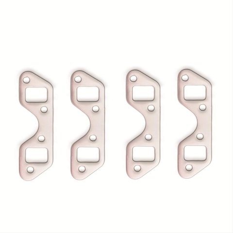 Remflex Exhaust Header Gasket Sets 13-006 Gasket, Graphite, Square Port, Buick, V8, Set