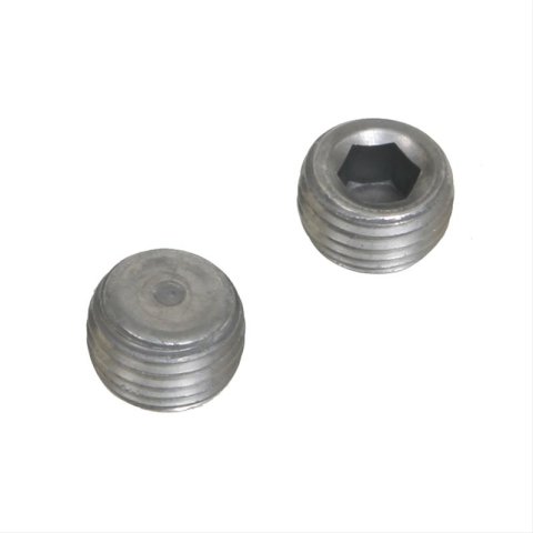 Pioneer Plugs PP-584-25 Fitting, Internal Allen Head Pipe Plug, 1/4 in. NPT, Steel, Natural, Set of 25