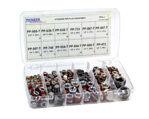 Pioneer Automotive Plug Fittings PPA-1 PIPE PLUG ASST. - STANDARD