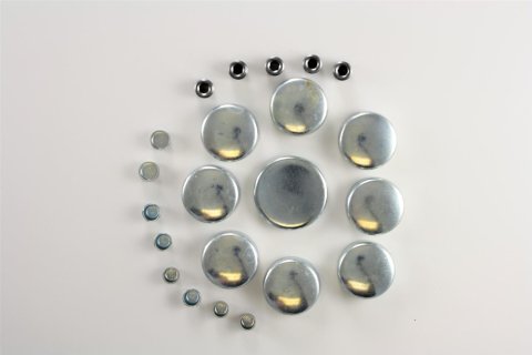 Pioneer Performance Freeze Plugs PE-100 Plug Kit, Steel, Chevy, Small Block, Kit