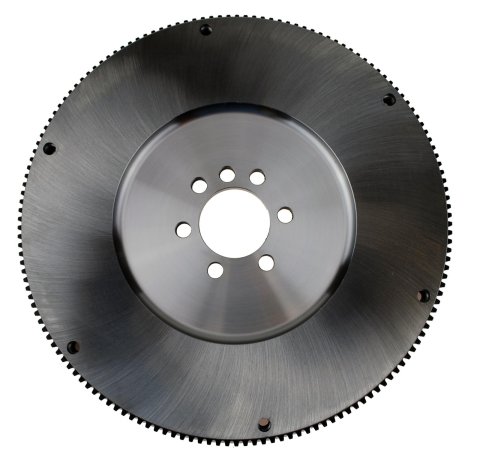 RAM Billet Steel 153-Tooth Flywheel 1514 Flywheel, Steel, 153-Tooth, Internal Engine Balance, 15.500 lbs., 1-Piece Rear Main Seal, SFI 1.1, Chevy, V8, Each