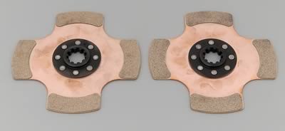 RAM 7.25 Stock Car Series Clutch Discs 8951-3 Discs, Metallic, 1 1/8 in. Diameter Shaft, 10-Spline, in. Diameter Disc, Circle Track, Set of 3
