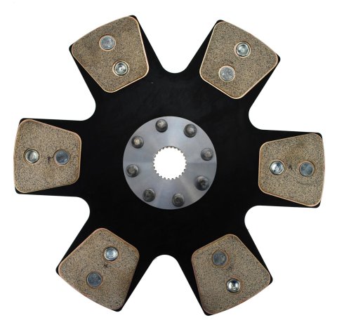 RAM 1000 Series Clutch Discs 1029 Disc, Sintered Bronze, 1 5/32 in. Diameter Shaft, 26-Spline, 10.5 in. Diameter Disc, Drag Race, Each