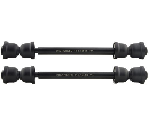 Proforged Sway Bar End Links 113-10546 Links, Black Rubber Bushings, Link Is 1.000 in. Longer for Lifted Vehicles, Cadillac, Chevrolet, GMC, Hummer, Each