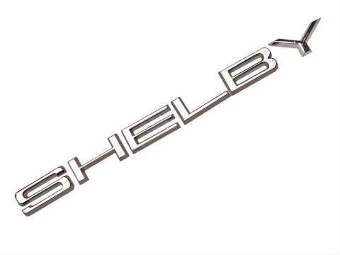 Drake Emblems S8MS-16606-S Emblem, Deck or Hood Location, Die-cast, Chrome, Shelby Logo, Ford, Each