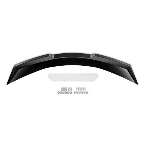 Drake Wicker Bill-Style C8 Rear Spoilers CV-C8R190001-PASB Spoiler, Rear, Bill, ABS Plastic, Satin Black, Chevrolet, Each
