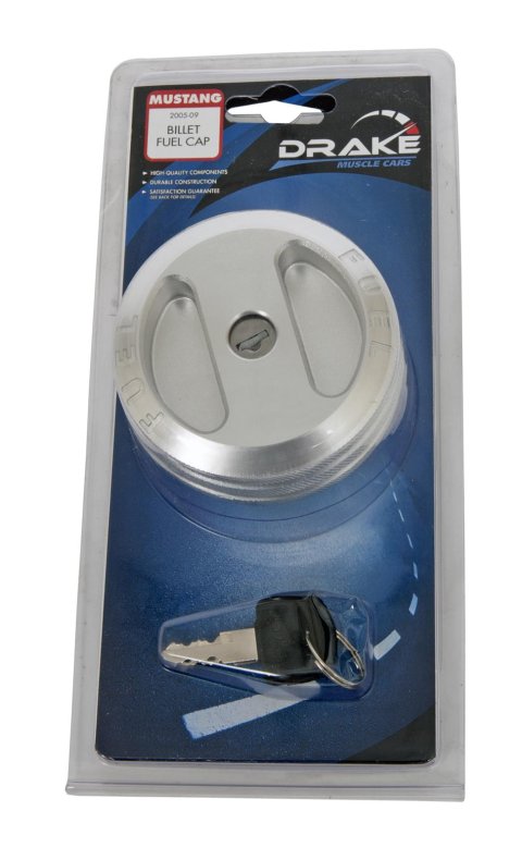 Drake Muscle Cars Fuel Tank Caps 5R3Z-9030-BL 05-09 MSTNG BILLET LOCK GASCAP